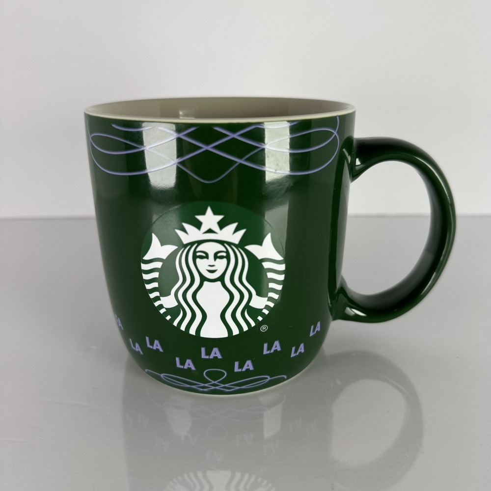Starbucks Mug 2020 Holiday 18oz Fa La La Christmas Large Coffee Cup Green🎄